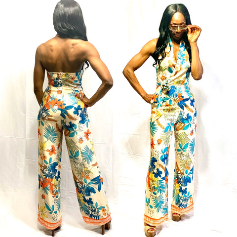 Tropical Floral Jumpsuit